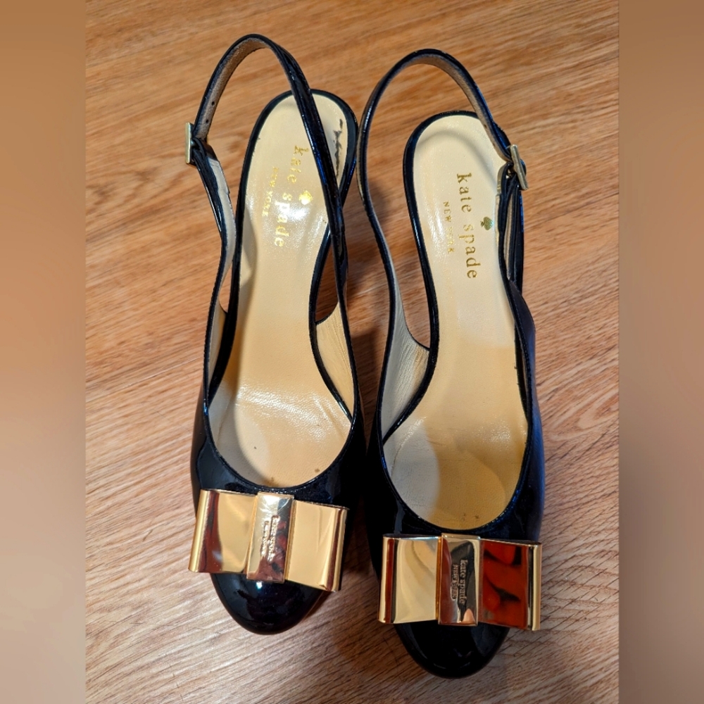 Kate Spade back sling heels